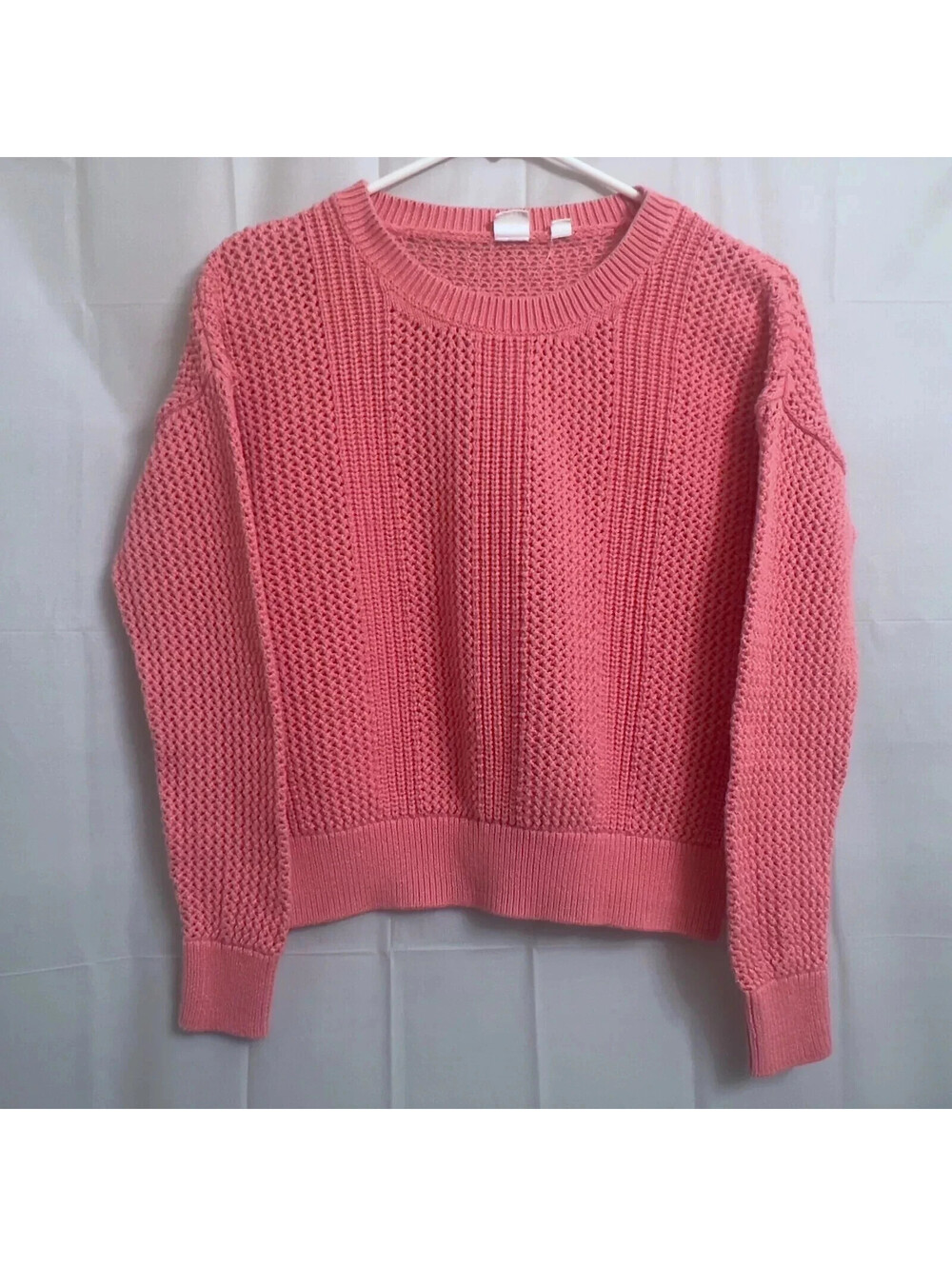 GAP Crop Knit Sweater Women's Extra Small XS Pink